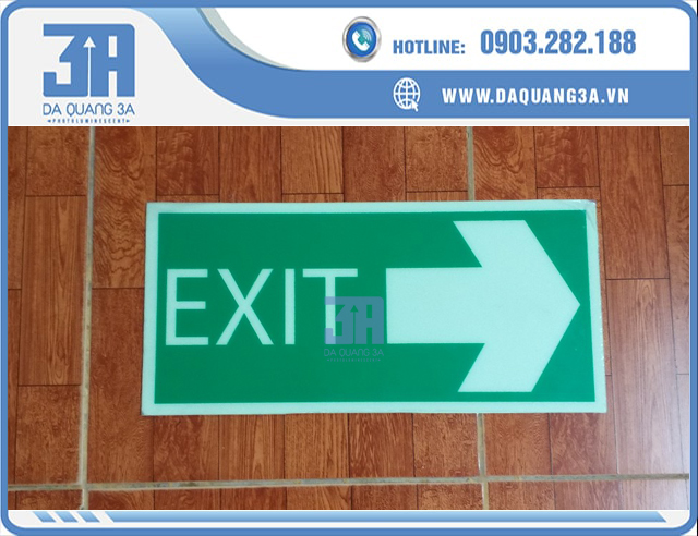 BIỂN THOÁT HIỂM EXIT GIÁ RẺ, CHÍNH HÃNG